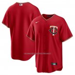 Camiseta Beisbol Hombre Minnesota Twins Alterno Replica Rojo