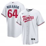 Camiseta Beisbol Hombre Minnesota Twins Jose Miranda Primera Replica Blanco