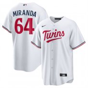 Camiseta Beisbol Hombre Minnesota Twins Jose Miranda Primera Replica Blanco