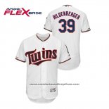 Camiseta Beisbol Hombre Minnesota Twins Trevor Hildenberger 150th Aniversario Patch Flex Base Blanco