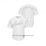 Camiseta Beisbol Hombre New York Mets Adeiny Hechavarria 2019 Players Weekend Replica Blanco