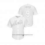 Camiseta Beisbol Hombre New York Mets Brandon Nimmo 2019 Players Weekend Replica Blanco