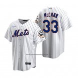 Camiseta Beisbol Hombre New York Mets James Mccann Replica Blanco