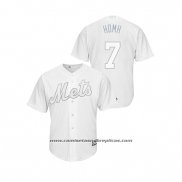 Camiseta Beisbol Hombre New York Mets Marcus Stroman 2019 Players Weekend Replica Blanco