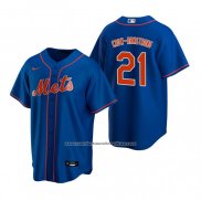 Camiseta Beisbol Hombre New York Mets Pete Crow-Armstrong Replica 2020 Azul