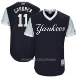 Camiseta Beisbol Hombre New York Yankees 2017 Little League World Series Brett Gardner Azul