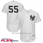 Camiseta Beisbol Hombre New York Yankees 55 Sonny Gray Blanco Flex Base