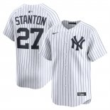 Camiseta Beisbol Hombre New York Yankees Giancarlo Stanton Limited Blanco1