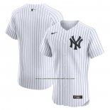 Camiseta Beisbol Hombre New York Yankees Primera Elite Blanco