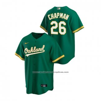 Camiseta Beisbol Hombre Oakland Athletics Matt Chapman Replica Alterno Verde