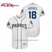 Camiseta Beisbol Hombre Padres Austin Hedges 50th Aniversario Primera Flex Base Blanco