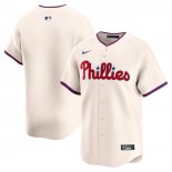 Camiseta Beisbol Hombre Philadelphia Phillies Alterno Limited Crema