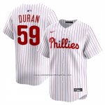 Camiseta Beisbol Hombre Philadelphia Phillies Jhoan Duran Primera Limited Blanco