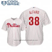 Camiseta Beisbol Hombre Philadelphia Phillies Jorge Alfaro Cool Base Primera Blanco