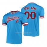 Camiseta Beisbol Hombre Philadelphia Phillies Personalizada Cooperstown Collection Stitches Azul