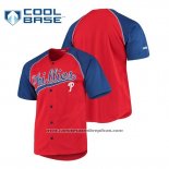 Camiseta Beisbol Hombre Philadelphia Phillies Personalizada Stitches Rojo Azul