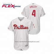 Camiseta Beisbol Hombre Philadelphia Phillies Scott Kingery Flex Base Blanco