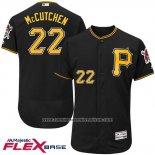 Camiseta Beisbol Hombre Pittsburgh Pirates Andrew Mccutchen Autentico Collection Flex Base Negro