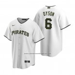 Camiseta Beisbol Hombre Pittsburgh Pirates Jarrod Dyson Alterno Replica Blanco