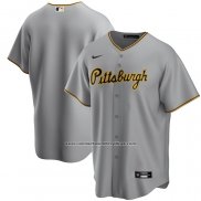 Camiseta Beisbol Hombre Pittsburgh Pirates Segunda Replica Gris