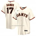Camiseta Beisbol Hombre San Francisco Giants Heliot Ramos Primera Replica Crema