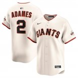 Camiseta Beisbol Hombre San Francisco Giants Willy Adames Alterno Limited Crema