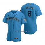 Camiseta Beisbol Hombre Seattle Mariners Donovan Walton Autentico Alterno Azul