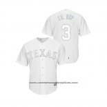 Camiseta Beisbol Hombre Texas Rangers Delino Deshields 2019 Players Weekend Replica Blanco
