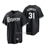 Camiseta Beisbol Hombre Texas Rangers Ian Kennedy Replica 2021 Negro