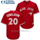 Camiseta Beisbol Hombre Toronto Blue Jays 20 Josh Donaldson Rojo2017 Cool Base