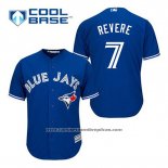 Camiseta Beisbol Hombre Toronto Blue Jays Ben Revere 7 Azul Alterno Cool Base