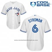 Camiseta Beisbol Hombre Toronto Blue Jays Marcus Stroman 6 Blanco Primera Cool Base