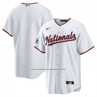 Camiseta Beisbol Hombre Washington Nationals 2025 All Star Game Home Replica Blanco