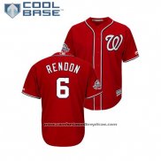 Camiseta Beisbol Hombre Washington Nationals Anthony Rendon 2018 All Star Cool Base Scarlet