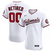Camiseta Beisbol Hombre Washington Nationals Retired Roster Elite Primera Blanco