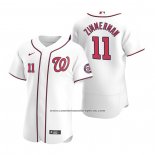 Camiseta Beisbol Hombre Washington Nationals Ryan Zimmerman Autentico Primera 2020 Blanco