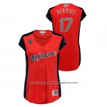 Camiseta Beisbol Mujer Minnesota Minnesota Twins 2019 All Star Workout American League Jose Berrios Rojo