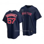 Camiseta Beisbol Nino Boston Red Sox Eduardo Rodriguez Replica Alterno 2020 Azul