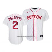 Camiseta Beisbol Nino Boston Red Sox Xander Bogaerts Replica 2021 Blanco