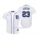 Camiseta Beisbol Nino Detroit Tigers Kirk Gibson Replica Primera Blanco