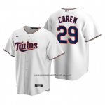 Camiseta Beisbol Nino Minnesota Twins Rod Carew Replica Primera Blanco