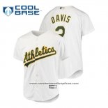 Camiseta Beisbol Nino Oakland Athletics Khris Davis Cool Base Primera Blanco