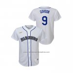 Camiseta Beisbol Nino Seattle Mariners Dee Gordon Cooperstown Collection Primera Blanco