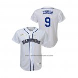 Camiseta Beisbol Nino Seattle Mariners Dee Gordon Cooperstown Collection Primera Blanco