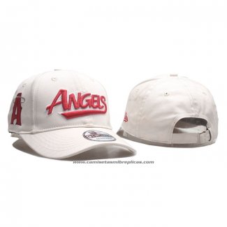 Gorra Los Angeles Angels Adjustable Throwback 9TWENTY Blanco
