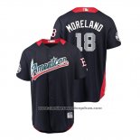 Camiseta Beisbol Hombre All Star Boston Red Sox Mitch Moreland 2018 Home Run Derby American League Azul