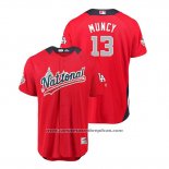 Camiseta Beisbol Hombre All Star Los Angeles Dodgers Max Muncy 2018 Home Run Derby National League Rojo