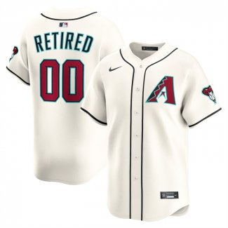 Camiseta Beisbol Hombre Arizona Diamondbacks Retired Roster Primera Limited Crema