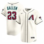 Camiseta Beisbol Hombre Arizona Diamondbacks Zac Gallen Alterno Limited Crema