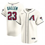 Camiseta Beisbol Hombre Arizona Diamondbacks Zac Gallen Alterno Limited Crema